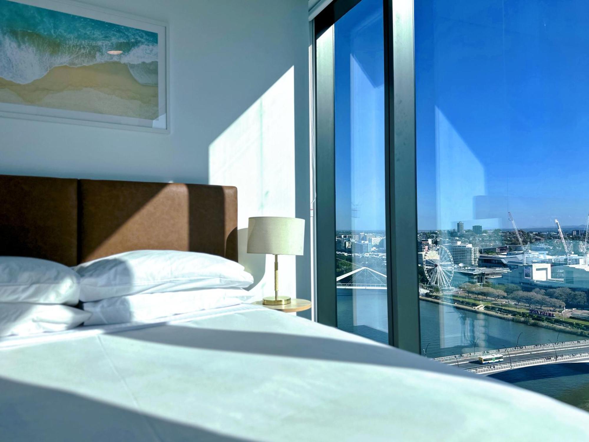 Brisbane Riverfront Oasis 2Bed Panoramic Riverview ภายนอก รูปภาพ