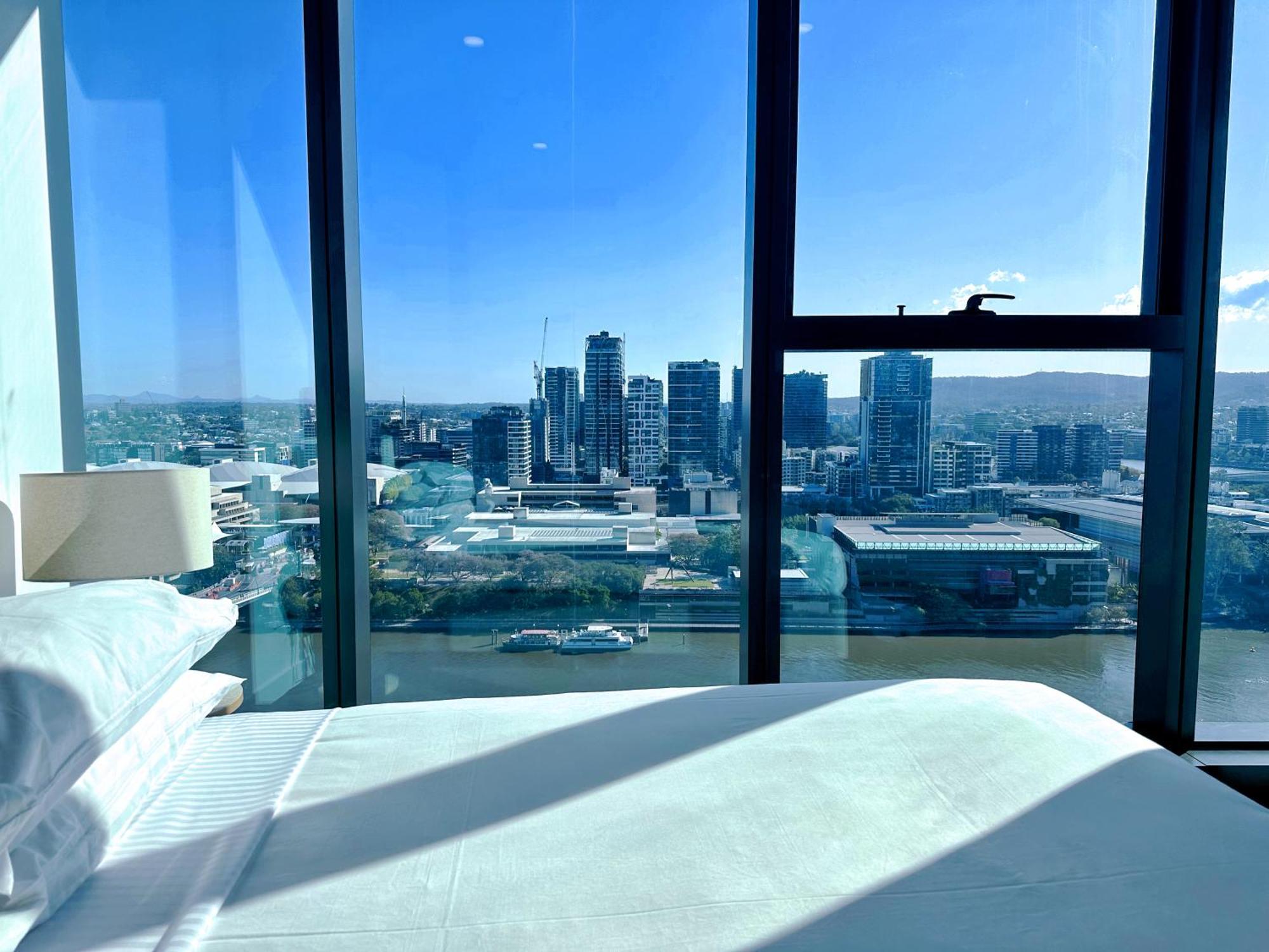 Brisbane Riverfront Oasis 2Bed Panoramic Riverview ภายนอก รูปภาพ